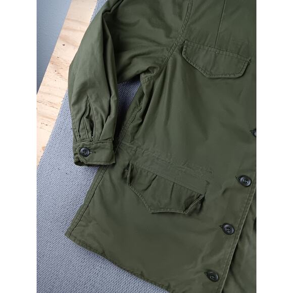 Vintage Army Field Jacket OG 107 1974 Womens 12 OD Green Nurse Vietnam Era USA - Picture 5 of 12